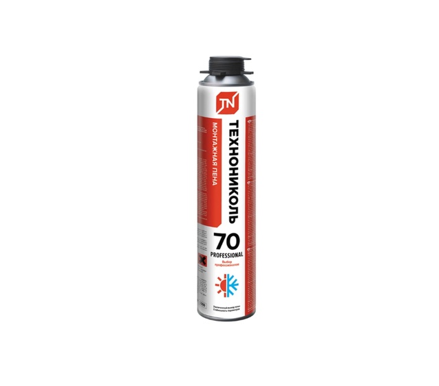 Пена монтажная ТЕХНОНИКОЛЬ 70 PROFESSIONAL всесезонная